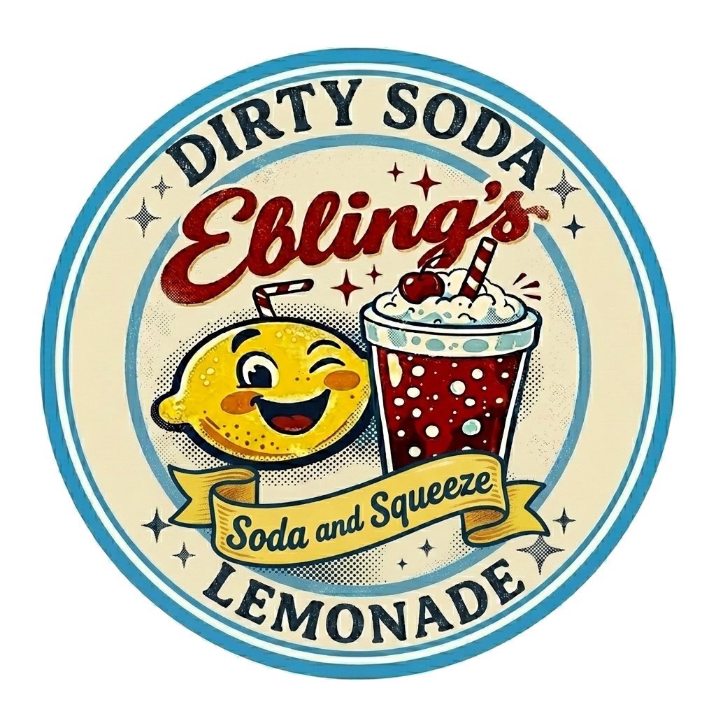 Ebling's Dirty Soda — Soda and Squeeze Lemonade logo