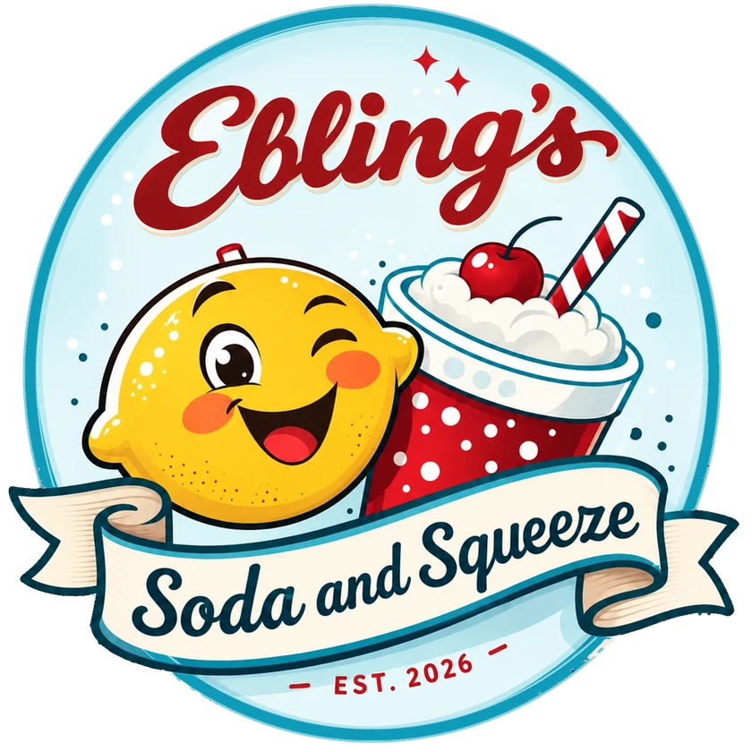 Ebling's Soda and Squeeze logo